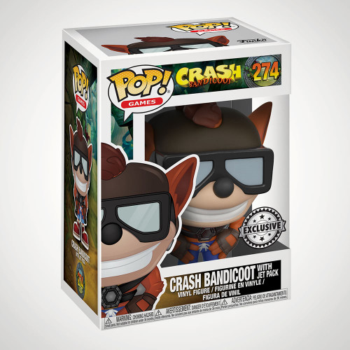 Crash Bandicoot with Jet Pack Pop! Vinyl