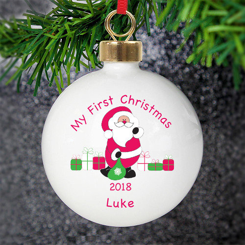 Personalised My 1st Christmas Bauble