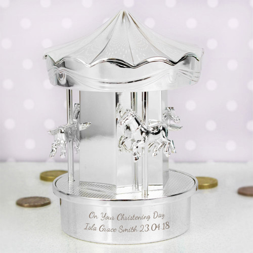 Personalised Carousel Money Box