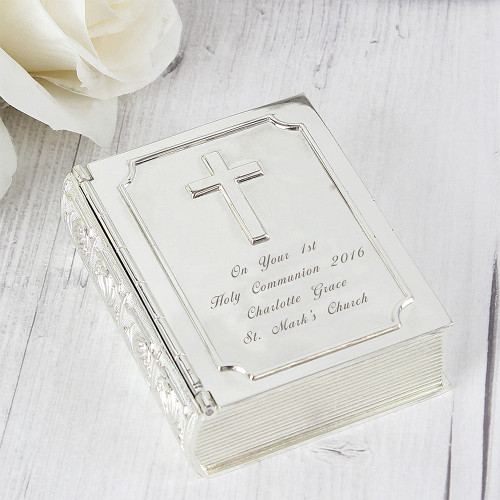 Personalised Bible Trinket Box