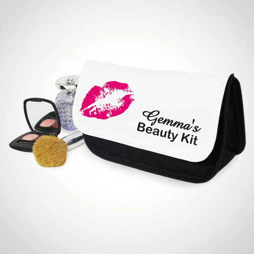Personalised Lips Make Up Bag