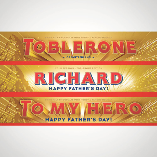 Personalised 360g Father's Day Toblerone