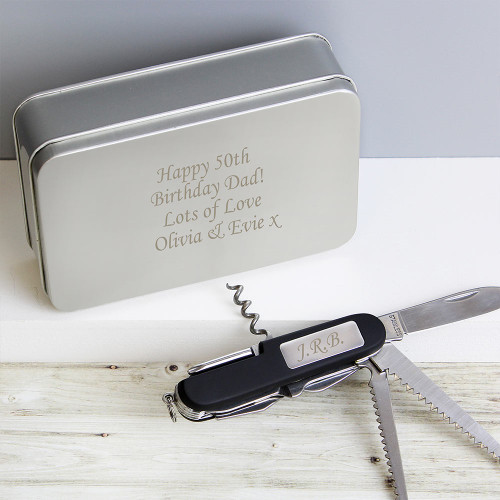 Personalised Pen Knife and Box Set