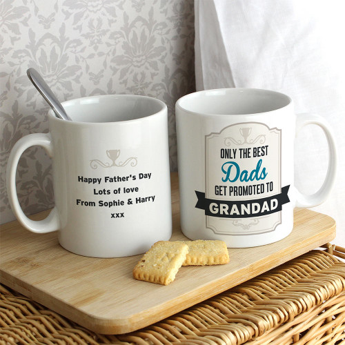 Personalised 'Only the Best Dads Get Promoted' Mug