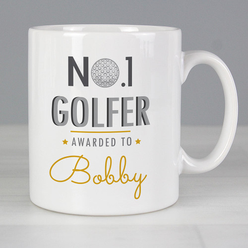 Personalised No.1 Golfer Mug