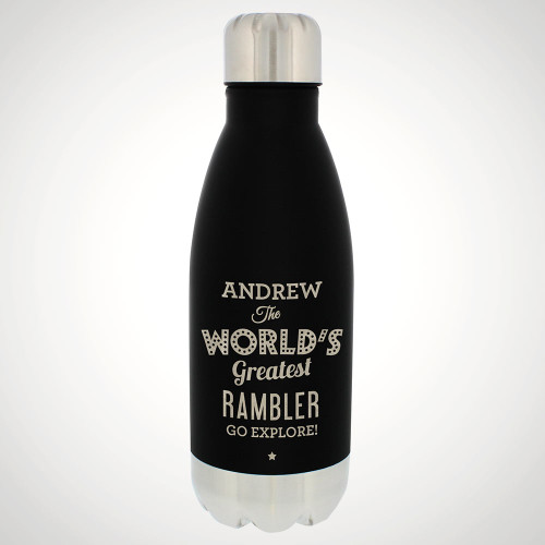 Personalised World's Greatest Travel Bottle