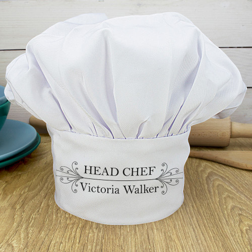 Personalised Head Chef's Hat