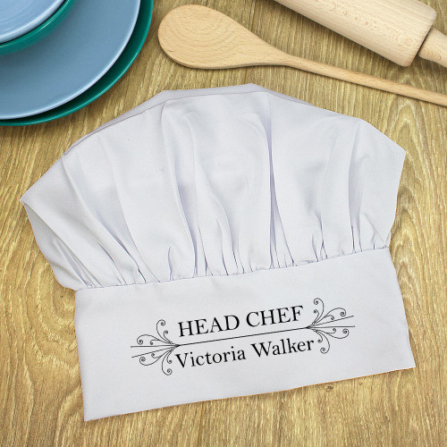 Personalised Head Chef's Hat