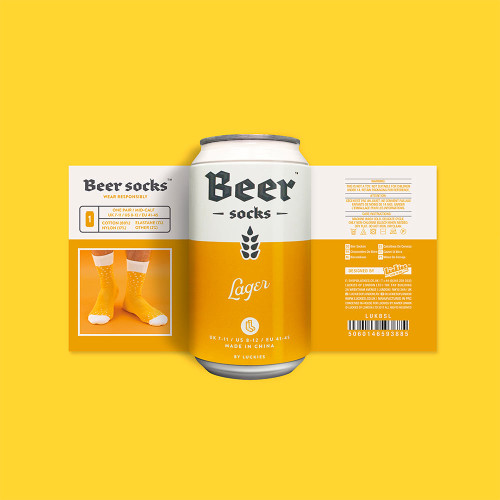 Beer Socks in a Can