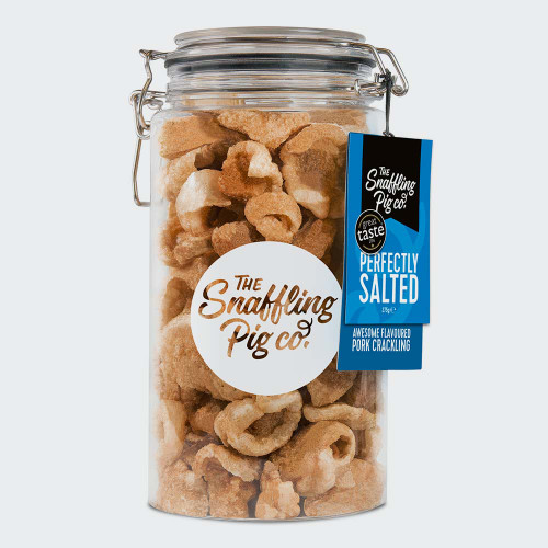 Snaffling Pig Perfectly Salted Pork Crackling Gift Jar 275g