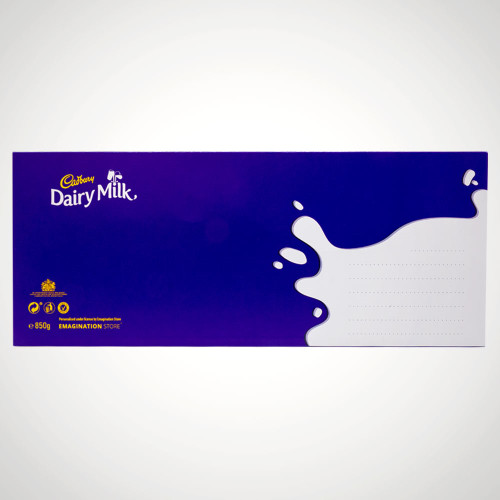 Personalised Sports 850g Cadbury Dairy Milk Bar