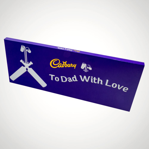 Personalised Sports 850g Cadbury Dairy Milk Bar