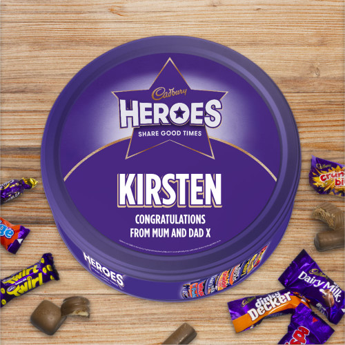 Personalised Cadbury Heroes Tin