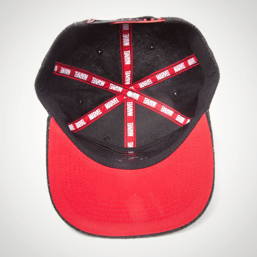 Deadpool Snapback with Metal Badge on Front