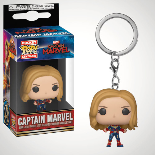 Captain Marvel Pocket Pop! Keychain
