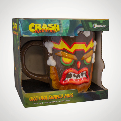 Crash Bandicoot Uka Uka Shaped Mug