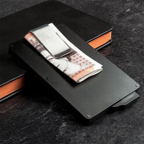 RFID-Blocking Metal Sliding Wallet