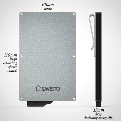 RFID-Blocking Metal Sliding Wallet