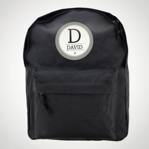 Personalised Initial Backpack