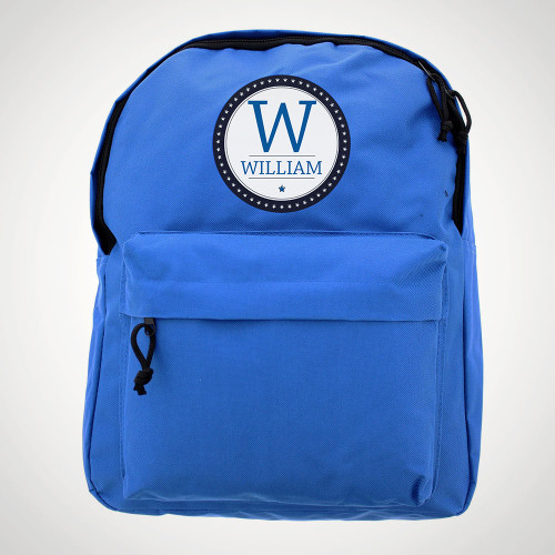 Personalised Initial Backpack