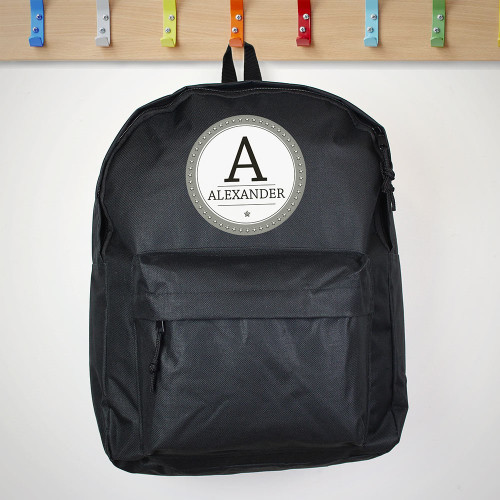 Personalised Initial Backpack