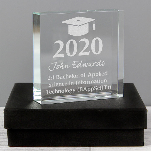 Personalised Graduation Crystal Token