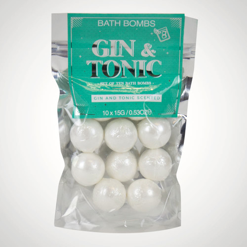 Gin and Tonic Bath Bombs - Pack of 10