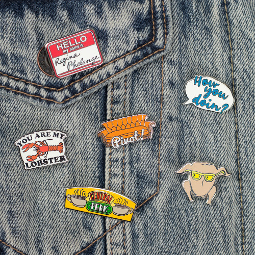Friends Enamel Pin Badge - Assorted