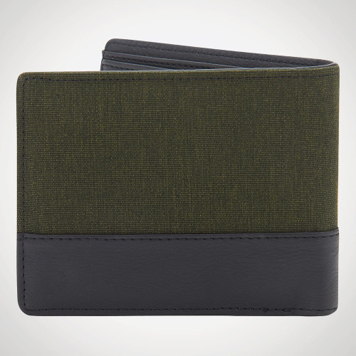 Animal Reckless Bi-Fold Wallet – Olive and Black