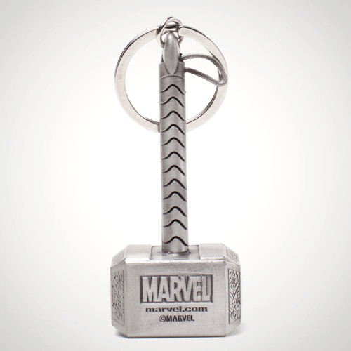 Marvel Thor Hammer Mjolnir 3D Metal Keychain