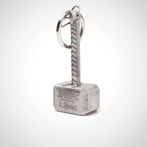 Marvel Thor Hammer Mjolnir 3D Metal Keychain