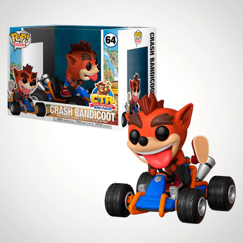 Crash Bandicoot on Kart Pop! Vinyl