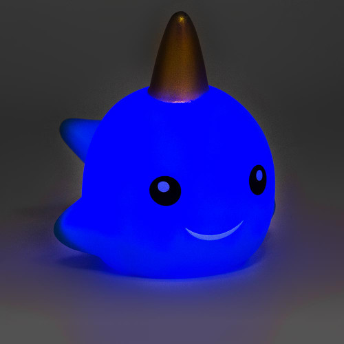 Light Up Floating Narwhal Rubber Duck