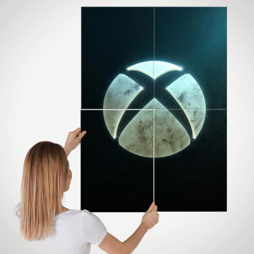 Xbox Icon Metal Poster