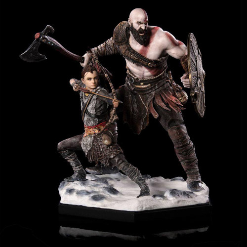 God of War Kratos and Atreus Scale Statue