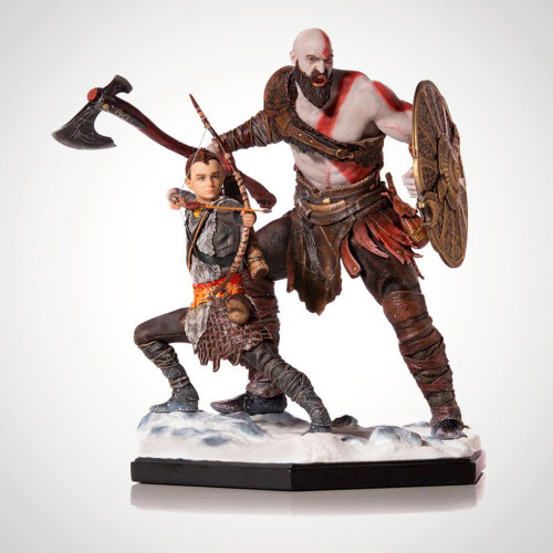 God of War Kratos and Atreus Scale Statue