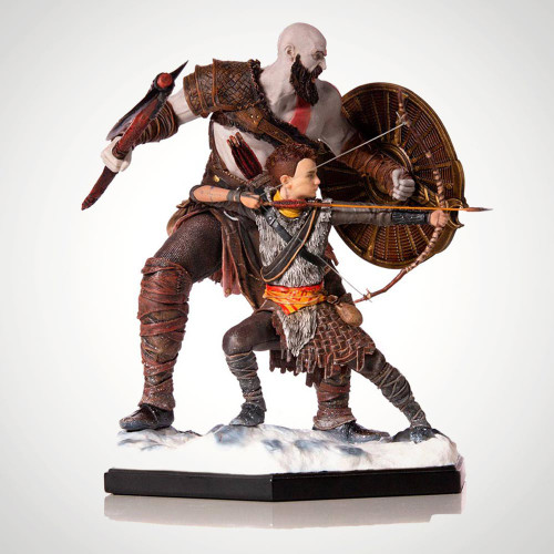 God of War Kratos and Atreus Scale Statue