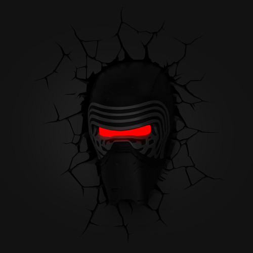 Kylo Ren 3D Deco Wall Light