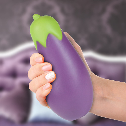 XL Size Matters Aubergine Stressball