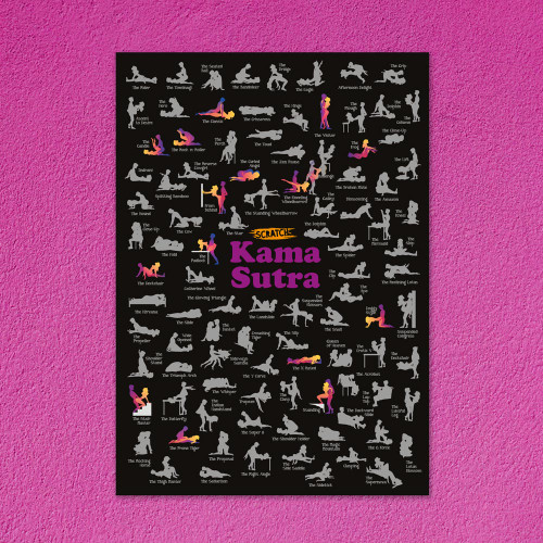 Kama Sutra Scratch Poster