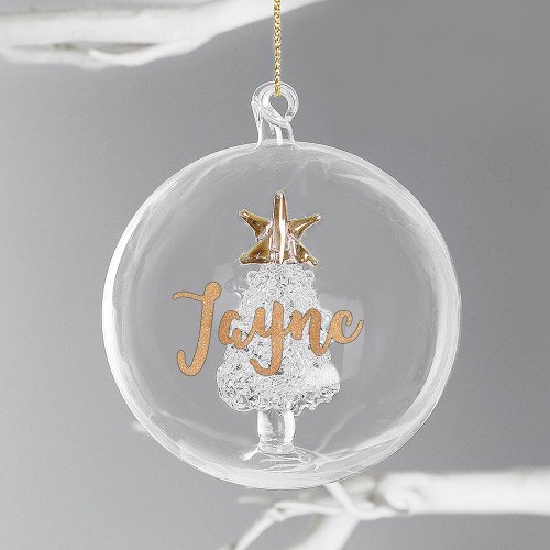 Personalised Christmas Tree Bauble