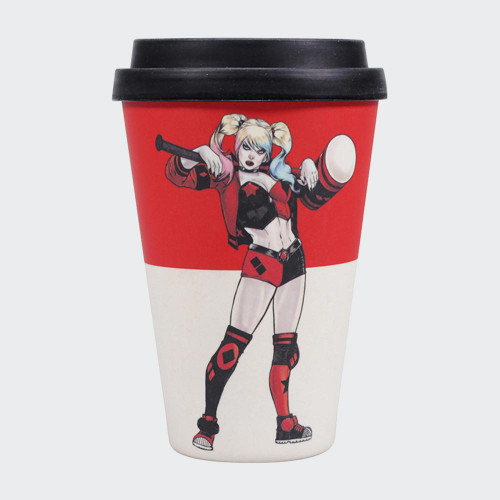 Harley Quinn Bamboo Travel Mug