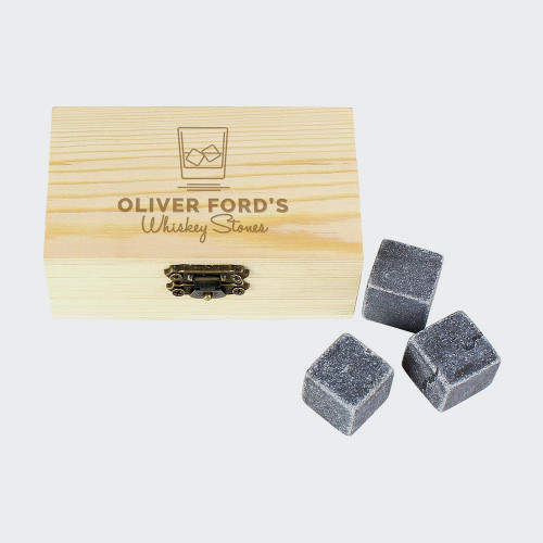Personalised ‘On The Rocks’ Whisky Stones