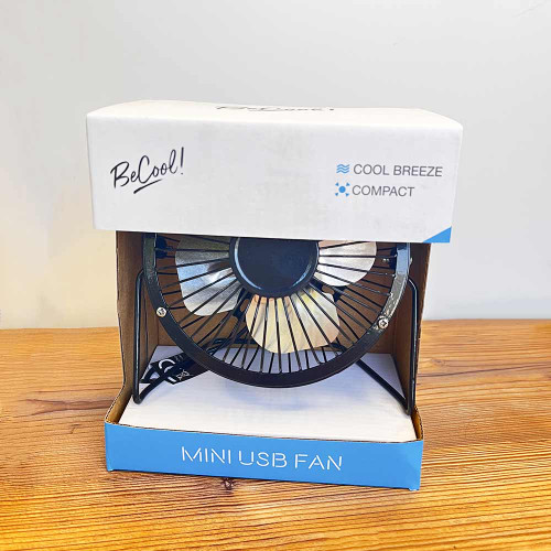 BeCool Mini USB Fan – Black