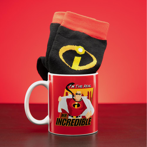 Pixar Mr Incredible Mug and Socks
