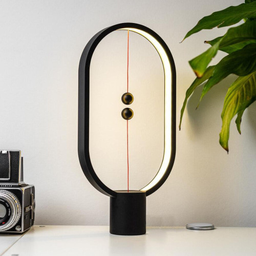 Black Balance Lamp - Oval