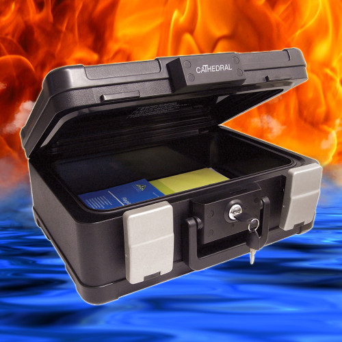 Fire And Water-Resistant Security Box