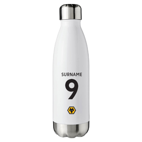 Personalised Wolves FC Shirt Bottle