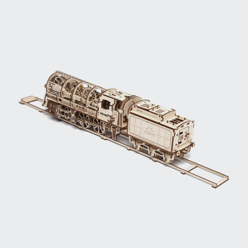 Ugears Steam Locomotive Wooden Model Kit