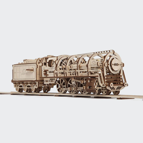 Ugears Steam Locomotive Wooden Model Kit